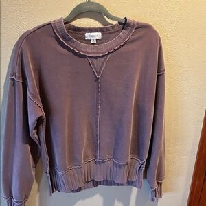 Evereve Purple Sweatshirt